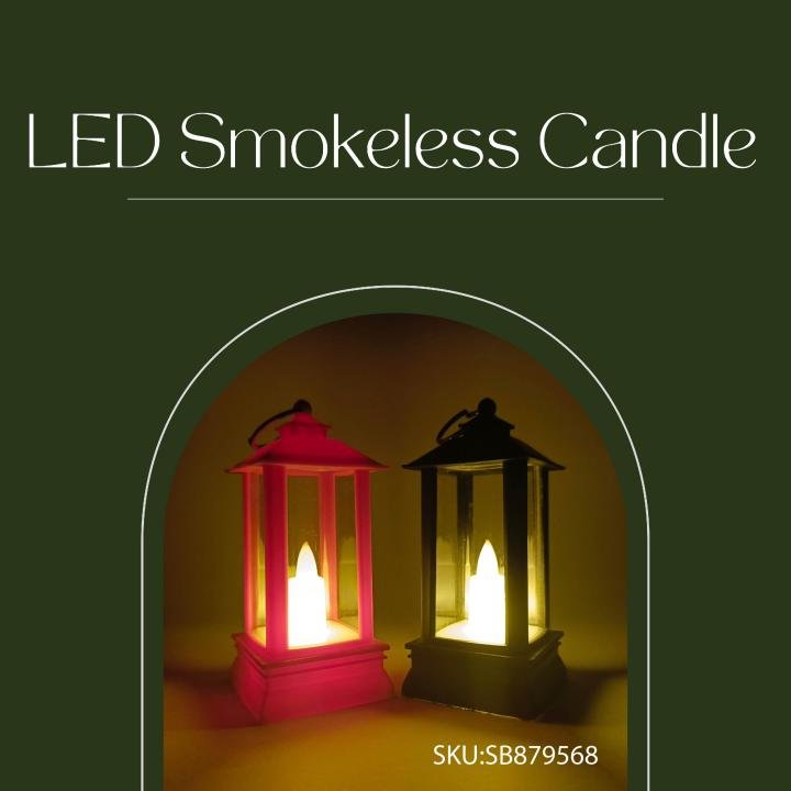 LED Smokeless Hurricane Candle (2pcs + Free 1pcs)