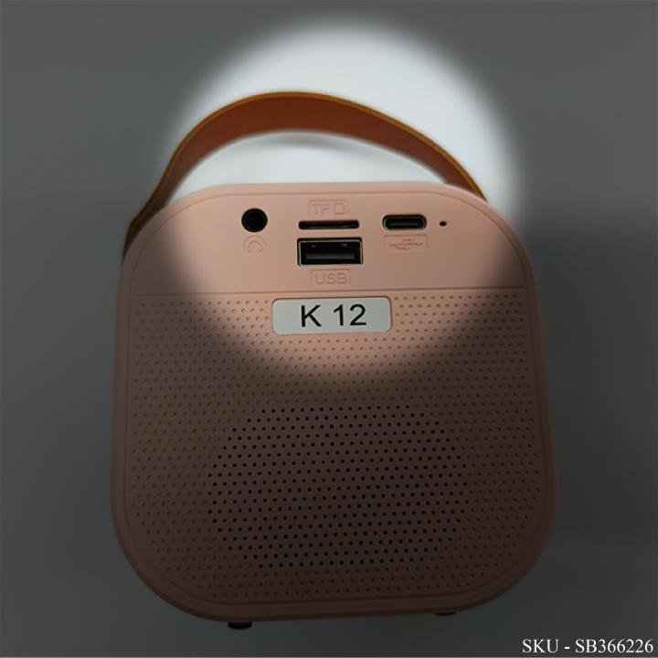 Portable Wireless Karaoke Speaker K-12 with Microphone