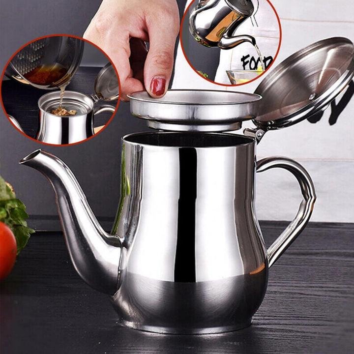 Stainless Steel Oil Strainer Pot