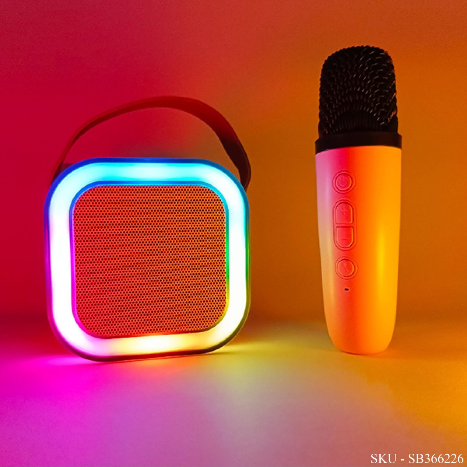 Portable Wireless Karaoke Speaker K-12 with Microphone - Image 2