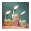 Snail Design Rechargeable LED Desk Lamp with Pen Holder